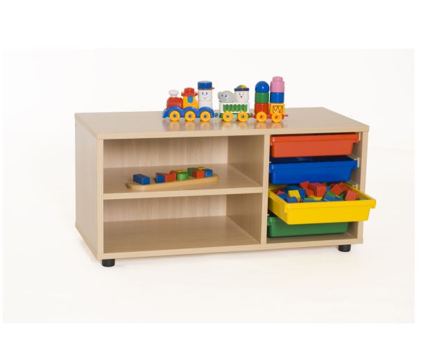 600111-Mueble superbajo estantería cubetero 900