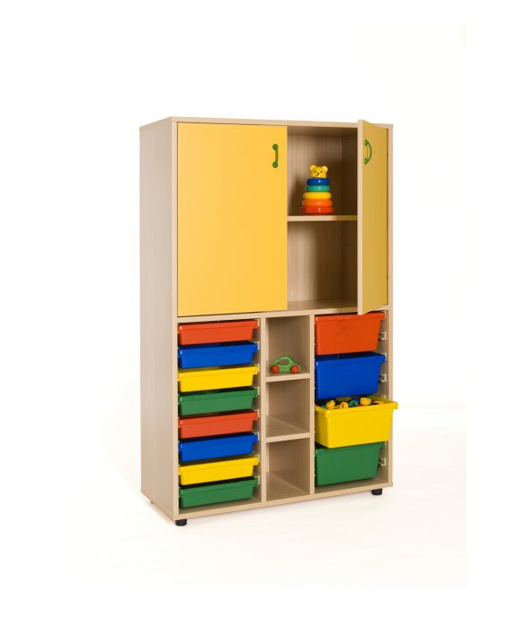 600317-Mueble medio cubetero y armario F