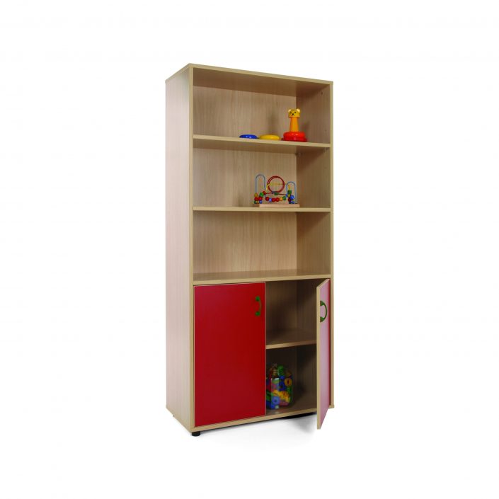 600404-Mueble alto armario y estantería TIRADOR PQÑO