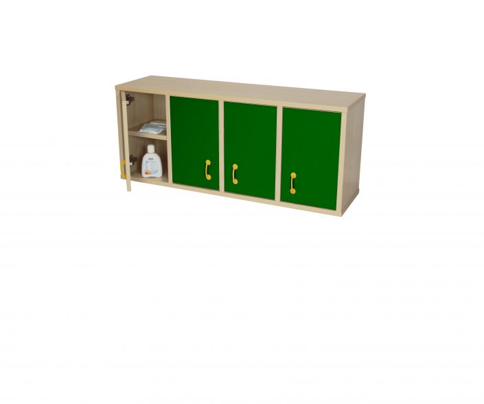 600711-Mueble casillero 8 casillas con puerta