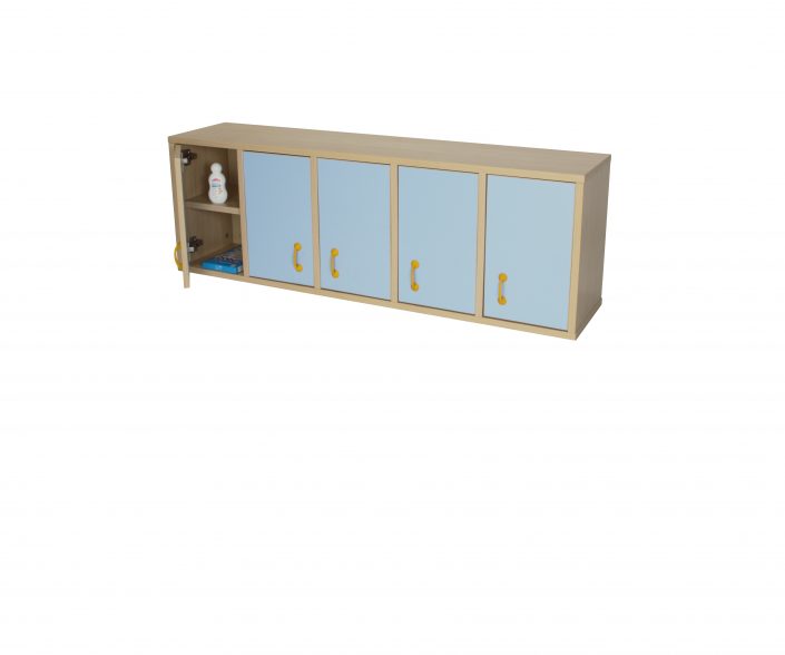 600712-Mueble casillero 10 casillas con puerta