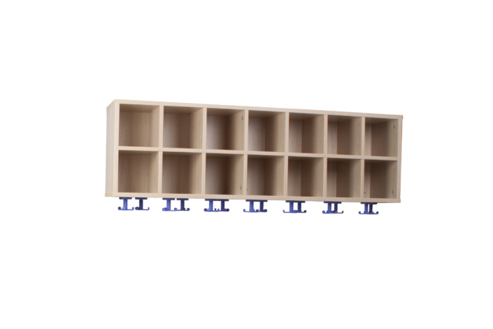 600642 – Mueble perchero 14 casillas
